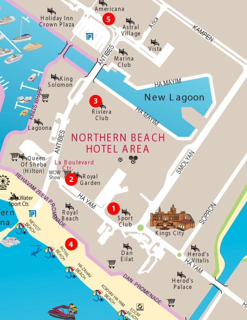 Israman Activities map Israman Activities map